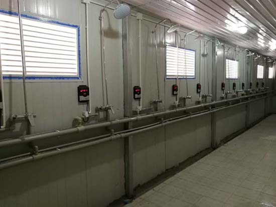  志控一卡通为上海建工工地浴室提供智能卡水控系统38套